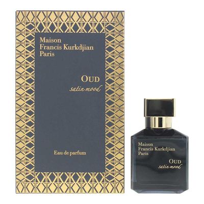 Maison Francis Kurkdjian Oud Satin Mood Eau De Parfum Spray, Vanilla Scented Amber Accord, 2.4 Fl Oz