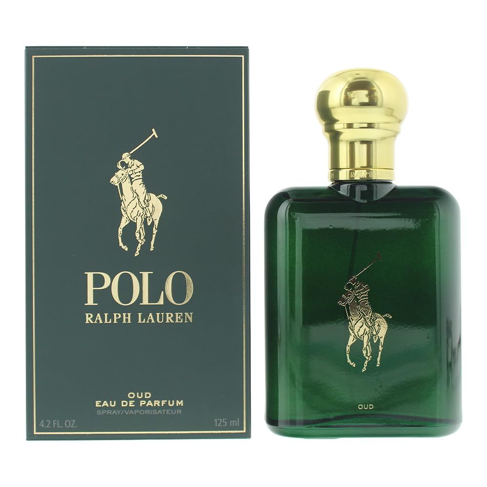 RALPH LAUREN FRAGRANCES Polo Oud - Eau de Parfum - Men&#39;s Cologne - Woody Ambery - With Orange Flower, Rose, and Oud Wood - 4.2 Fl Oz