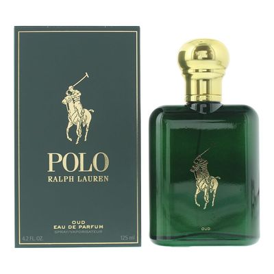 RALPH LAUREN FRAGRANCES Polo Oud - Eau de Parfum - Men&#39;s Cologne - Woody Ambery - With Orange Flower, Rose, and Oud Wood - 4.2 Fl Oz