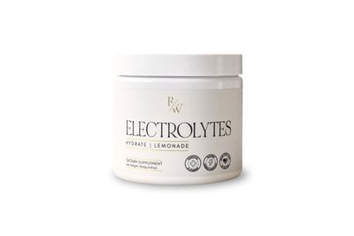 RHS WELLNESS Lemonade Hydration Electrolyte Drink Mix Powder B Vitamins Replenishes Essential Minerals, 20 Scoops, 4.6 oz