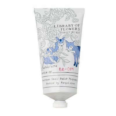 Library of Flowers Forget Me Not Handcreme, 2.65 oz. - Osmanthus, Rice Powder White Orchid - Scented Hand Cream for Women, Moisturizing Hand Lotion for Dry Hands, Shea Butter Cocoa Butter