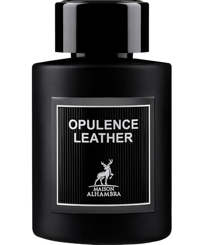 Maison Alhambra,mbar y Cuero 100ml Eau de Arabian Parfum Picante y Floral Fragante para Hombres