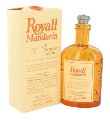 Royall Mandarin By ROYALL FRAGRANCES FOR MEN 8 oz All Purpose Lotion Cologne
