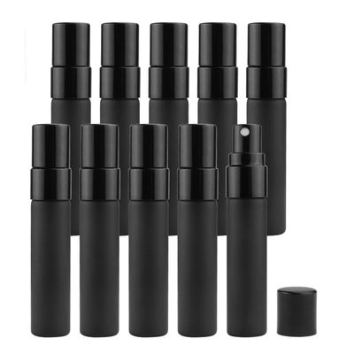 Wresty 10 Pcs Blask Glass Spray Bottle 5ml Perfume Atomizer Refillable Travel Fine Mist Spray Bottle Liquid Fragrance Sample Atomizer Spray Bottles
