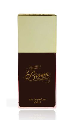 AHMED Brown 50mL Eau de Parfume for Men and Women (leans Masculine), an Oriental Fragrance with Sweet Aromatics and Woody Accords