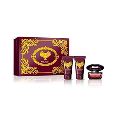 Versace Crystal Noir Women&#39;s Gift Set, 3 Count