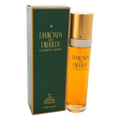 ELIZABETH TAYLOR Diamonds Emeralds Eau de Toilette Splash, 3.4 Ounce