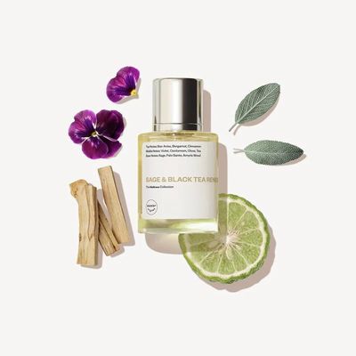Dossier - SAGE BLACK TEA RENEW - Eau de Parfum - Perfume Luxury - Paraben-Free - Vegan - For Men Women - Fragrance 1.7 Fl oz (Spray 50ml)