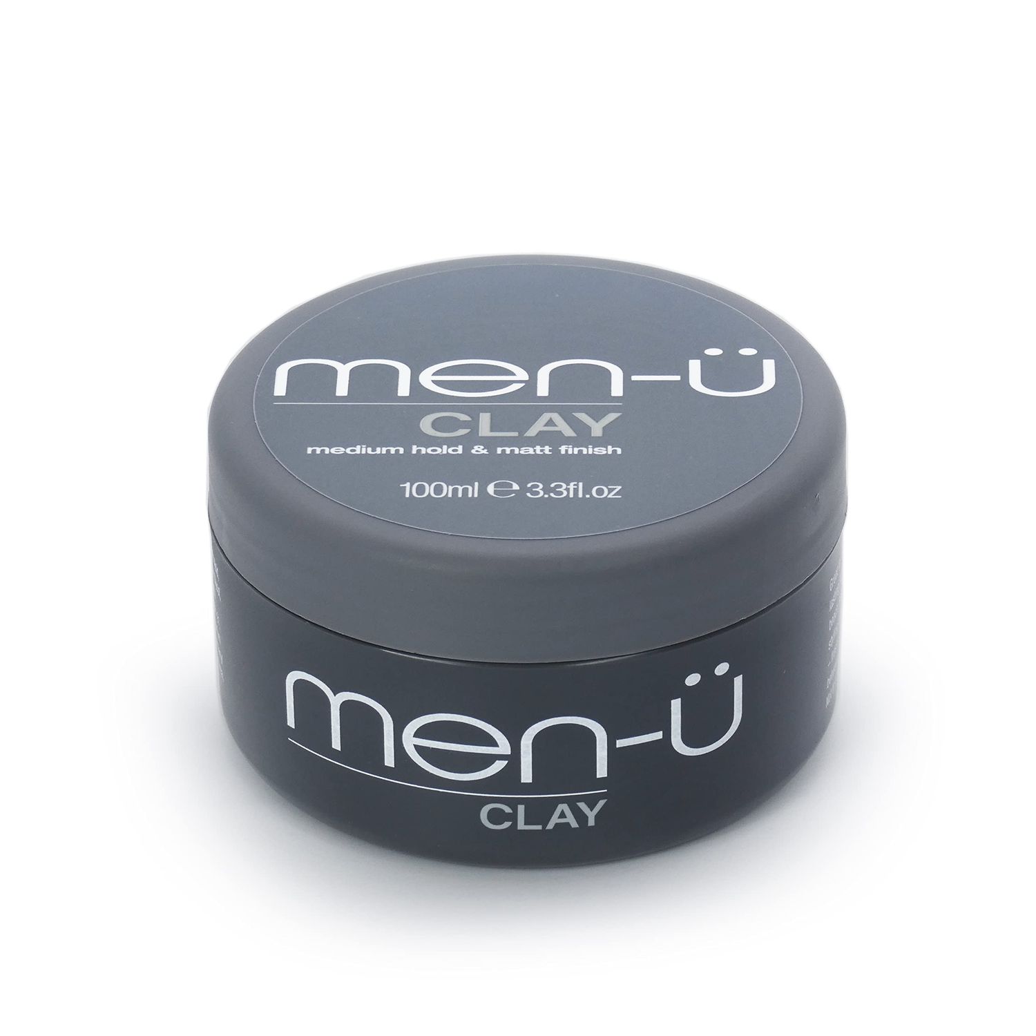 men-u CLAY styling 100ml, mens hair products - For matt choppy styles. SIGNATURE MELON FRAGRANCE - Mens hair wax, medium hold matt finish 100ml