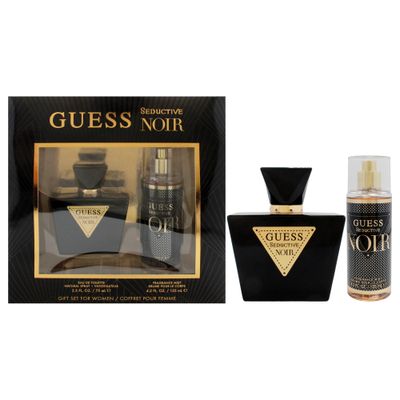 Guess Seductive Noir for Women - 2 Pc Gift Set 2.5oz EDT Spray, 4.2oz Fragrance Mist