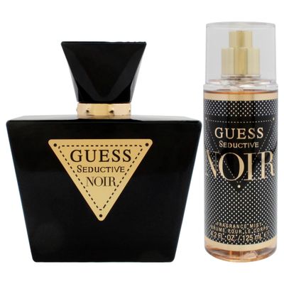 Guess Seductive Noir for Women - 2 Pc Gift Set 2.5oz EDT Spray, 4.2oz Fragrance Mist