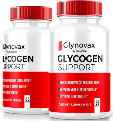 NutraRize (2 Pack) Glynovax Pills, Glynovax Glycogen Support Formula, All Natural Supplement to Maintain Healthy Stable Levels, Official Glyno Vax Reviews (120 Capsules)