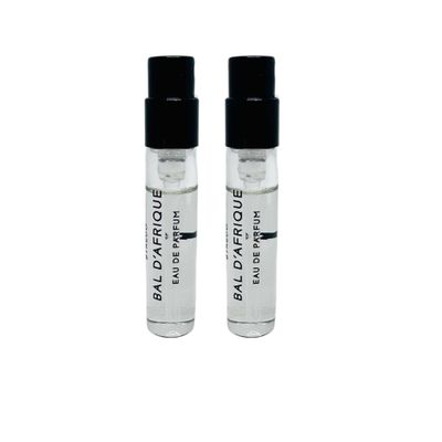 In1mart Lot of 2 by Bal D Afrique Eau De Parfum EDP Sample Vial Size .06 fl oz 2ml