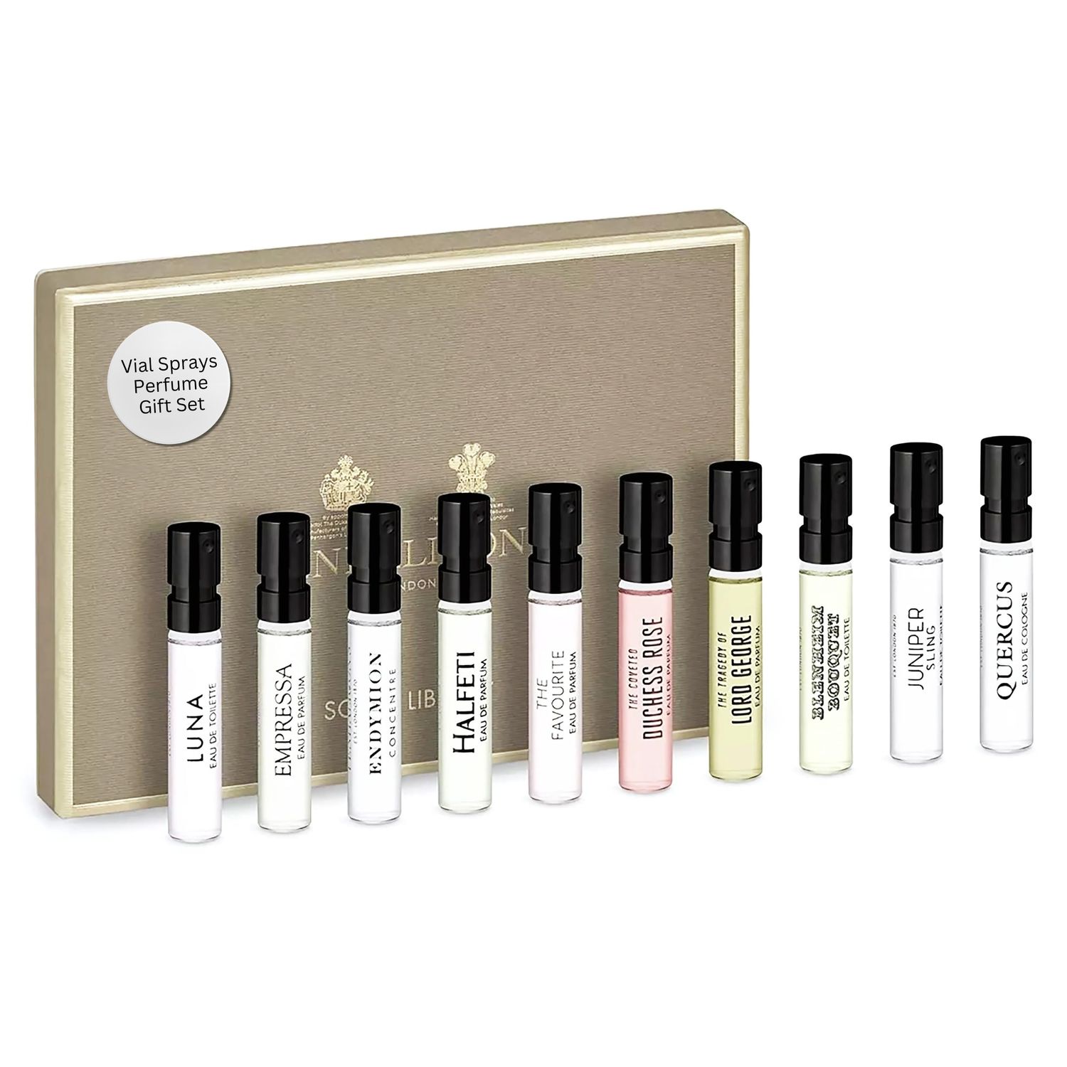 Penhaligon&#39;s Scent Library Perfume for Women and Men - 10 Piece Mini Vial Gift Set