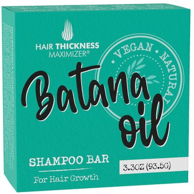 Batana Oil for Hair Growth Shampoo Bar. Eco-Friendly, No Harsh Chemicals, Color Safe, pH Balanced. Solid Shampoo Bar Equal To 3 Liquid Bottles. Zero Plastic, USA Made, Strengthening Dry Hair Relief