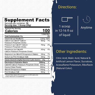 Gaspari Nutrition Glycofuse Performance and Recovery Carbohydrate, 25g Cluster Dextrin and 1g Electrolyte and Hydration Matrix (30 Servings, Unflavored)