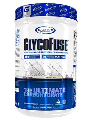Gaspari Nutrition Glycofuse Performance and Recovery Carbohydrate, 25g Cluster Dextrin and 1g Electrolyte and Hydration Matrix (30 Servings, Unflavored)