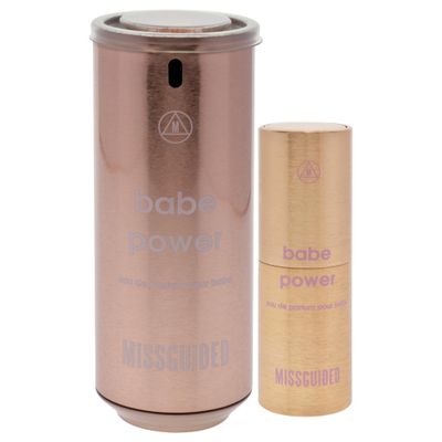 Missguided Babe Power for Women - 2 Pc Gift Set 2.7oz EDP Spray, 0.34oz EDP Spray