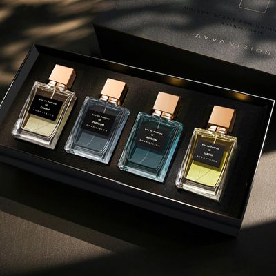AVVA VISION Men&#39;s Perfume Set Gift For Him Premium Fragrances Cologne Collection for Men Boyfriend Husband Father Ideal Gift Choice, Scents of 4 x 1 fl.oz