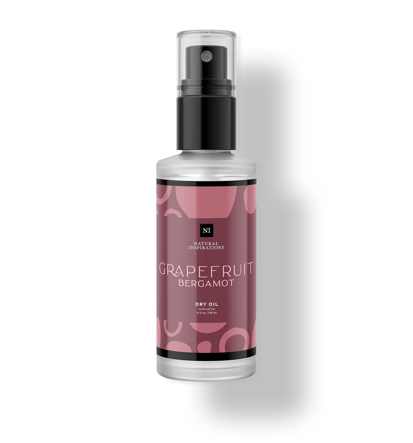 Natural Inspirations Grapefruit Bergamot Body Face Dry Oil 4oz