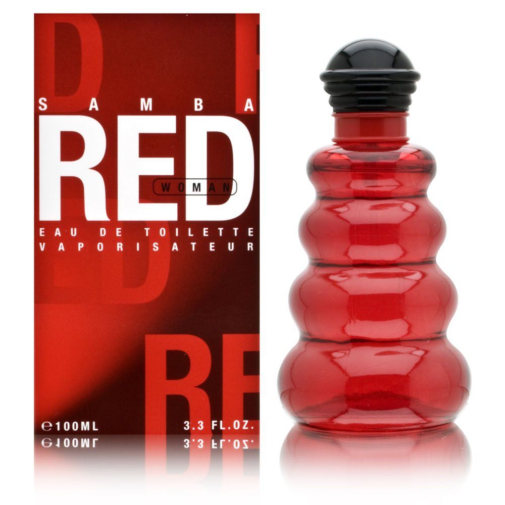 Samba Red By Perfumers Workshop For Women. Eau De Toilette Spray 3.3 Ounces