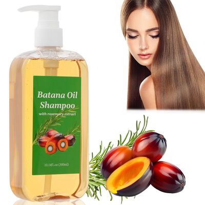Shampoo De Batana, Batana Shampoo, Rosemary Oil Shampoo, Batana Shampoo with Rosemary Extract, Shampoo De Batana Para La Caida Del Cabello, Nourishing Hair-Soft and Fluffy for Men Women 10FLOZ
