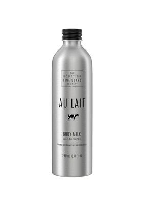 Scottish Fine Soaps Au Lait Body Milk 250ml Aluminium Bottle