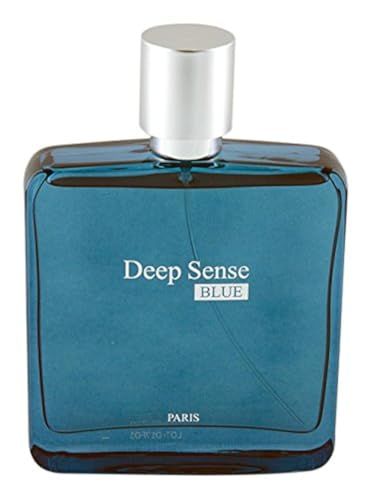 Prime Collection Deep Sense Blue Eau de Parfum for Men, 3.4 Ounce