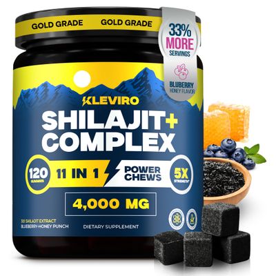 11-in-1 Shilajit Gummies for Men Gold Grade No Added Sugar 120 Gummies Complex with Ashwagandha, Rhodiola Rosea, Ginkgo Biloba, Tongkat Ali, Panax Ginseng Lions Mane Organic - Lab Tested
