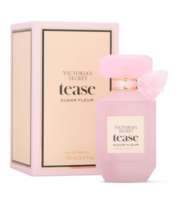 Victoria&#39;s Secret Tease Sugar Fleur Eau de Parfum, Notes of Fresh Apple, Floral Bud and Pink Caramel, Perfumes for Women (3.4 oz)