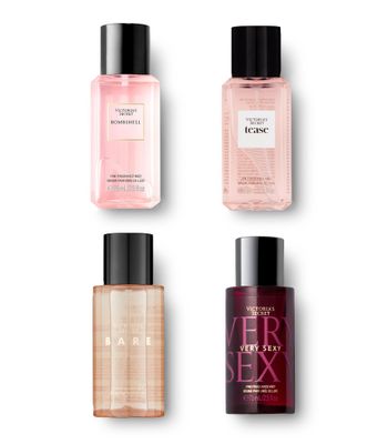Victoria's Secret Fine Fragrance Mini Mist Gift Set, 4 Piece, Assorted Scents