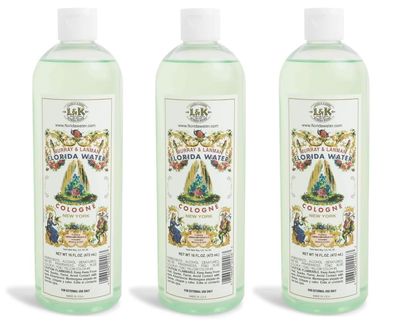 Lanman Kemp Florida Water Cologne New York, Agua De Florida (16 Fl Oz (Pack of 3))