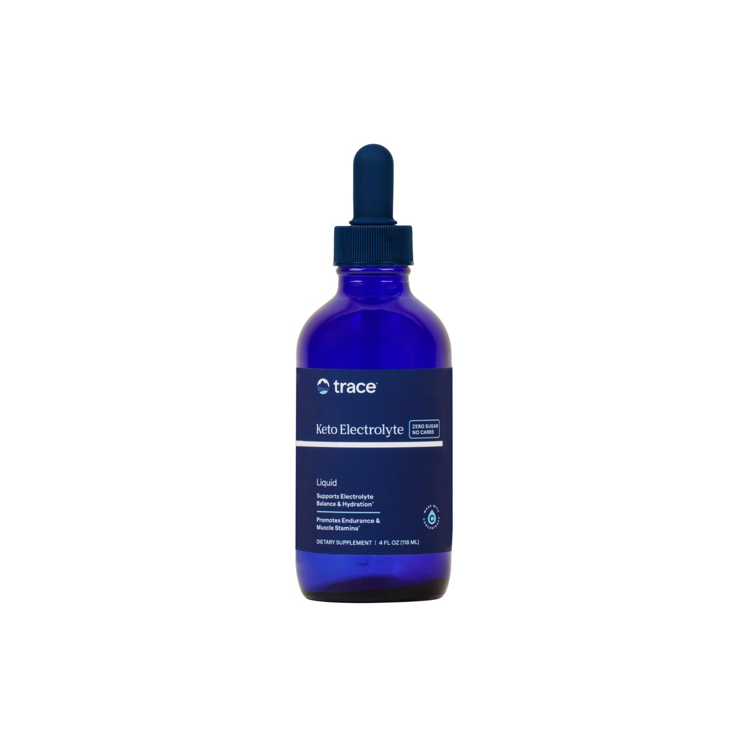 Trace Minerals Keto Electrolyte Drops - Support Muscle Nerve Health - Electrolyte Nutrition Supplement to Aid Hydration Fitness - Exercise Supplement with Magnesium - 4 fl oz (24 Servings)