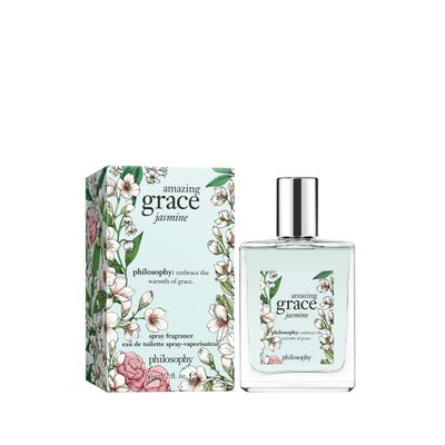 philosophy amazing grace jasmine eau de toilette - alluring sensual women's perfume - with notes of jasmine, bergamot musk - luxury perfume for women - long lasting fragrance