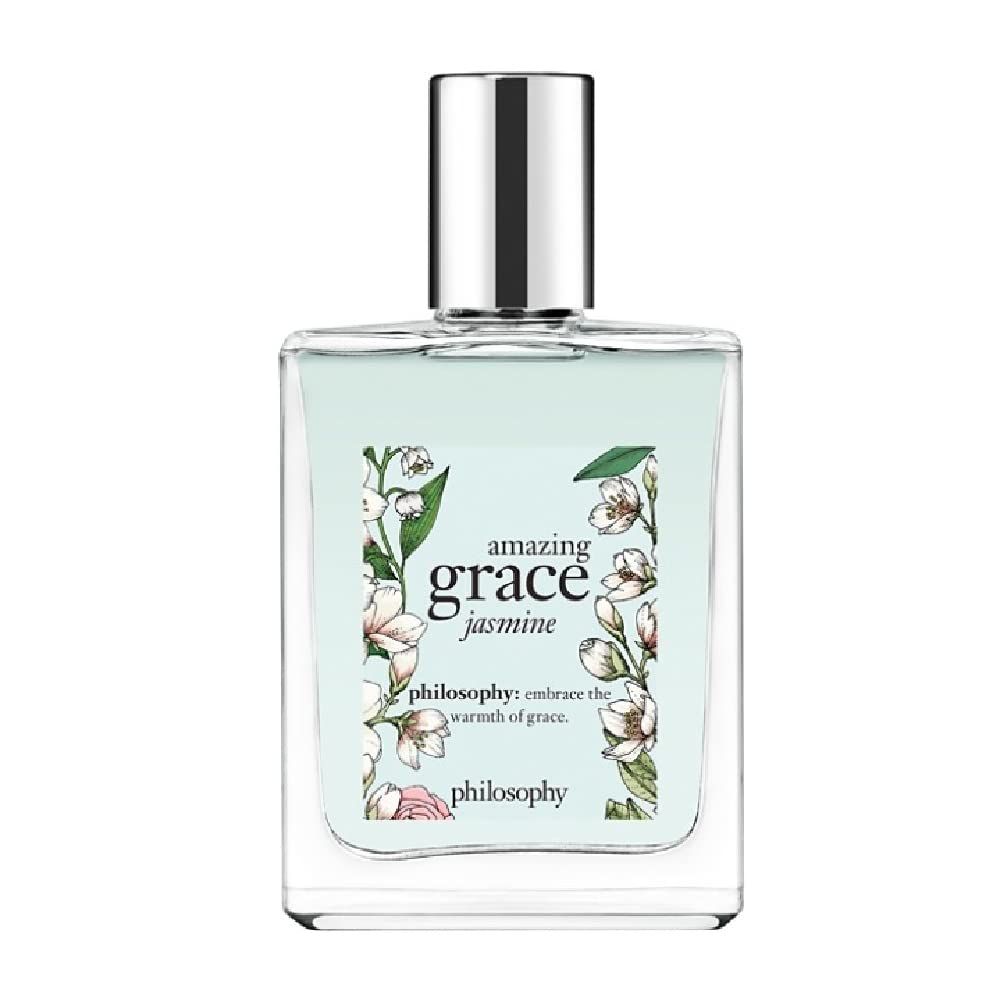 philosophy amazing grace jasmine eau de toilette - alluring sensual women&#39;s perfume - with notes of jasmine, bergamot musk - luxury perfume for women - long lasting fragrance