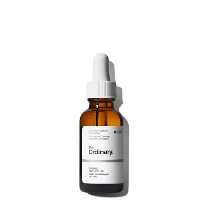 The Ordinary Mandelic Acid 10 Hyaluronic Acid, Gentle Exfoliating Serum for Clarity and Hydration, 1 Fl Oz