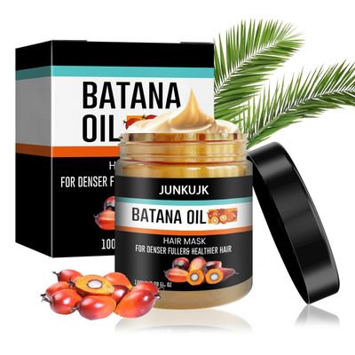 JunKuJK Hydrating Hair Mask,Batana Oil for Hair Growth,Moisturizing Conditioner for Damaged Dry Hair,Women and Men