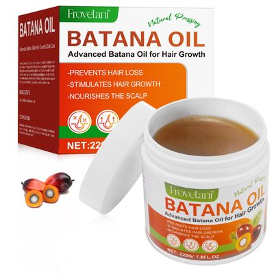 Frovetani Batana Oil from Honduras for Hair Growth, 100 Organic Raw , Promotes Hair Thickness, Healthier Strengthening, Prevents Hair Loss 7.8FL.OZ
