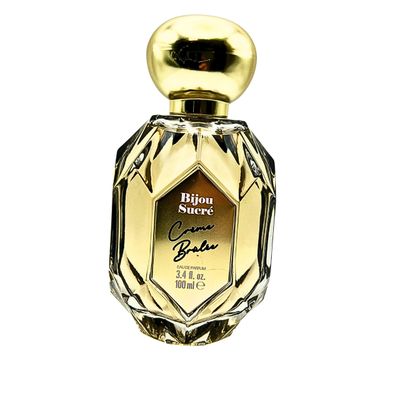 Crme Brle Perfume by Bijou Sucre - 3.4 FL OZ (100 ml) Eau de Parfum Coconut Water Amber Scent Long-Lasting, Luxurious Fragrance