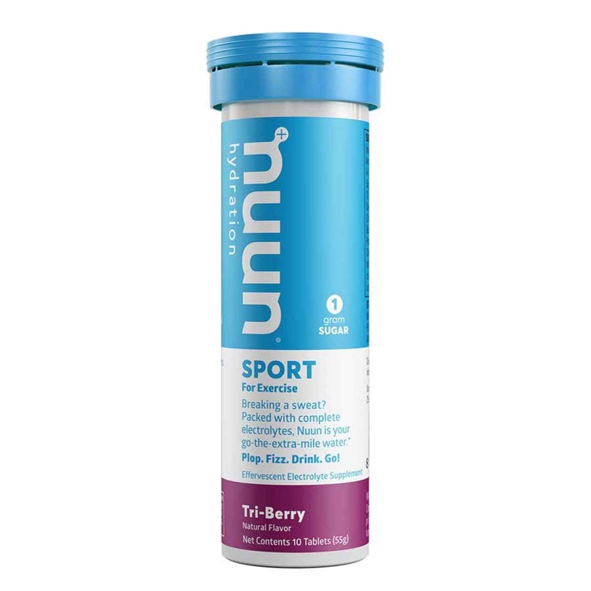 Nuun Active Hydration Tablets Tri Berry Box of 8 Tubes