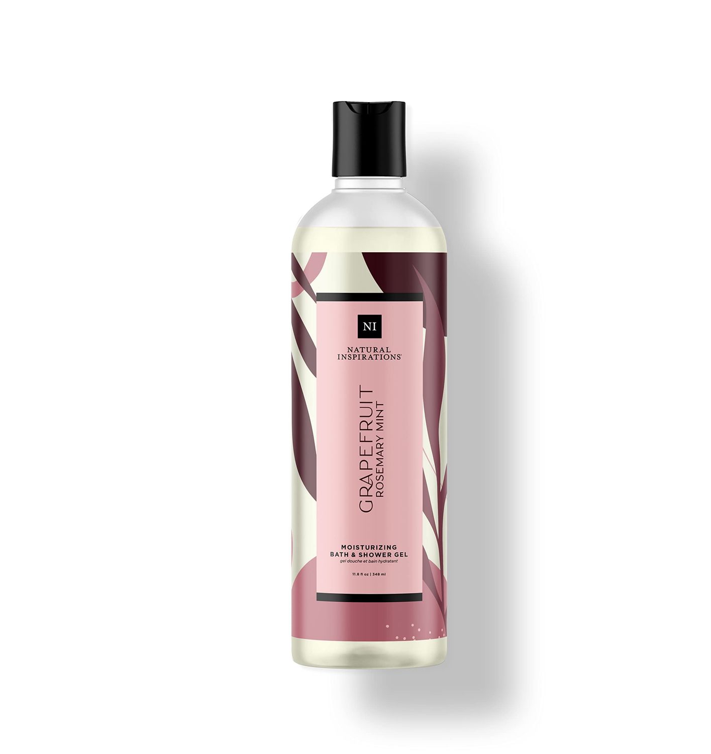 Natural Inspirations Grapefruit Bergamot Moisturizing Bath Shower Gel 12.5oz