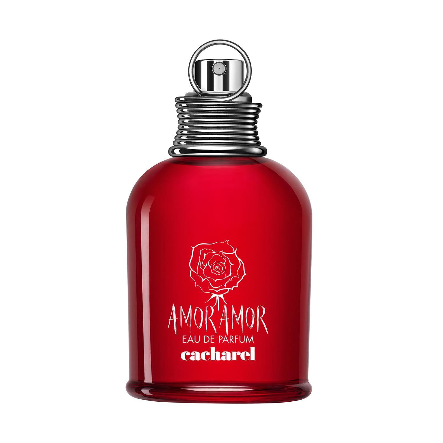 Cacharel Amor Amor, Eau de Parfum for Women, Floral, Fruity, Chypre With Notes of Bergamot, Rose, Cedar 1.7 Fl. Oz.