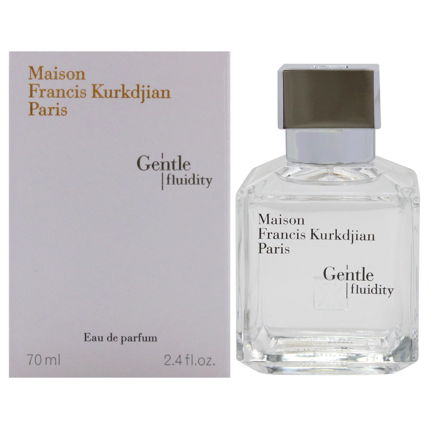 Maison Francis Kurkdjian Gentle Fluidity Silver Eau De Parfum Spray, 2.4 Fl Oz (Pack of 1)