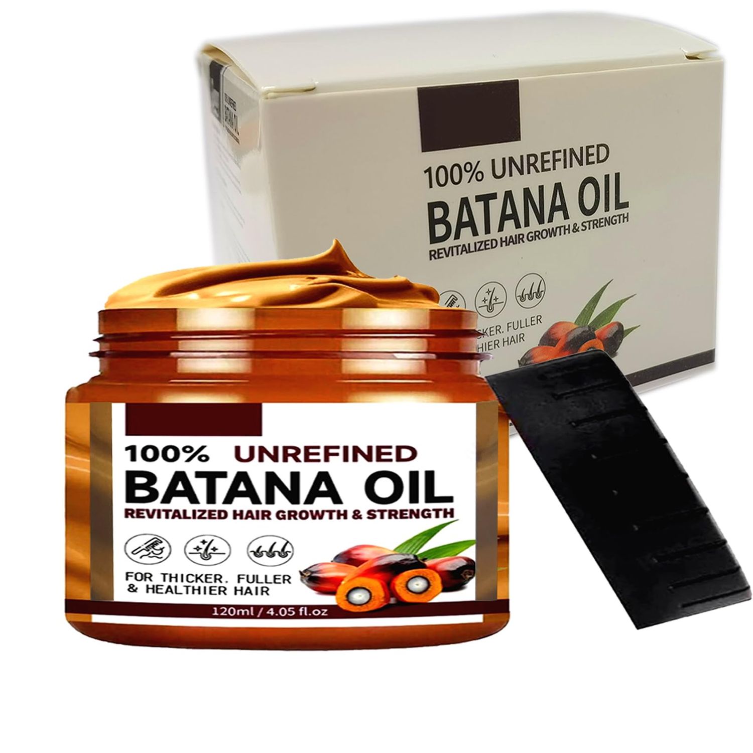 Batana Oil Promote Hair Growth, Prevent Dryness Split Ends - Pure and Natural Formula