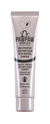 Dr.PAWPAW Shimmer, Multi-Purpose Natural No Fragrance Balm for Hydrating Lips, Skin, Hair, Cuticles, Nails Beauty Finishing (25 ml)