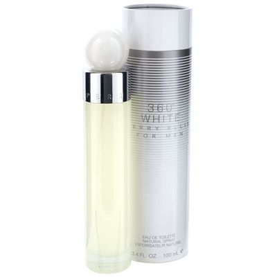 Perry Ellis 360 White for Men Eau De Toilette Spray, 3.4 Ounce