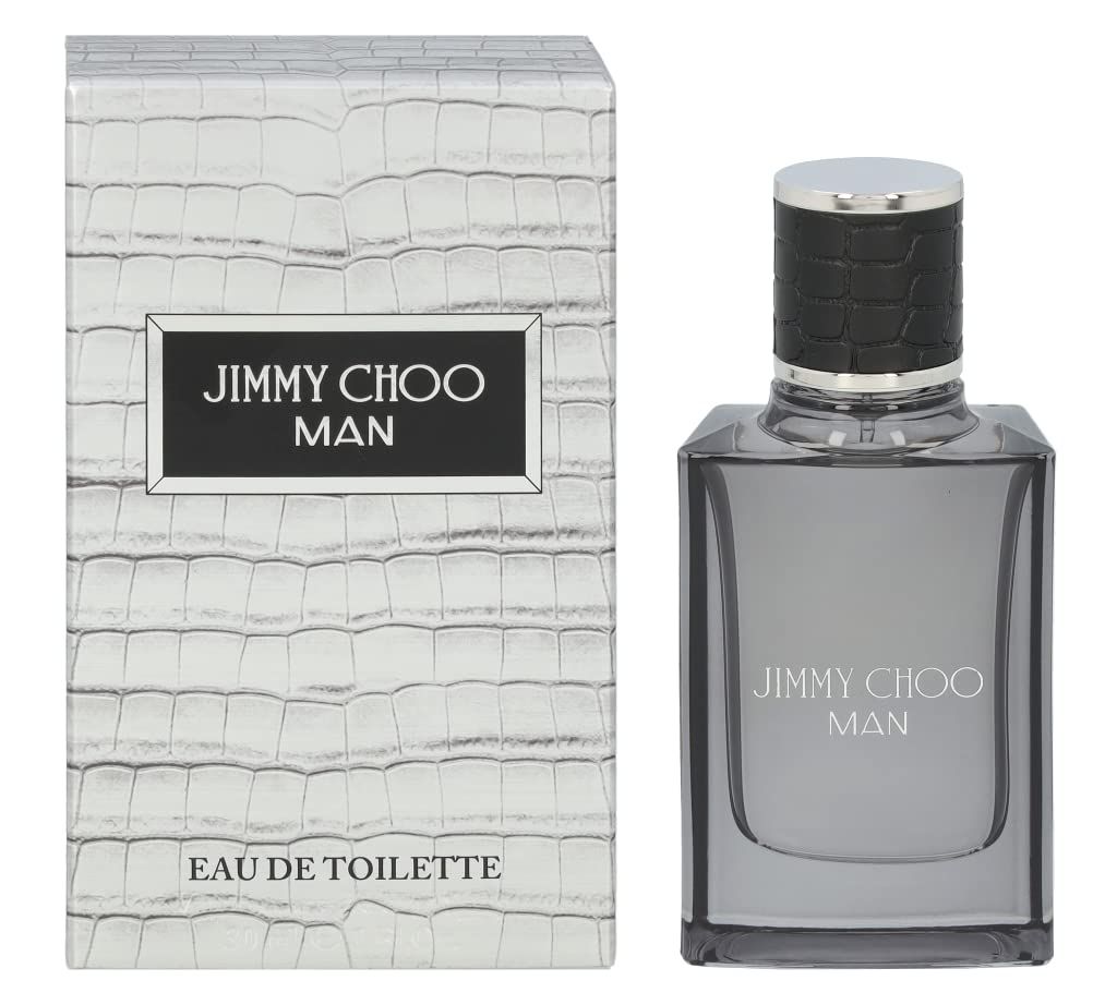 JIMMY CHOO Man Eau de Toilette - Long Lasting Fragrance with notes of Lavender, Pineapple Leaf Patchouli - Sweet Musky - 1.0 fl. oz.