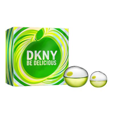 DKNY Be Delicious Eau de Parfum 2 Piece Gift Set For Women - Perfume Spray 3.4 Fl. Oz. 1.0 Fl. Oz.