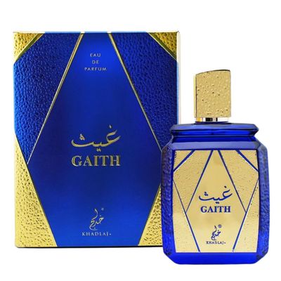 Khadlaj Gaith Eau de Perfume Spray for Men, 3.4 Ounce