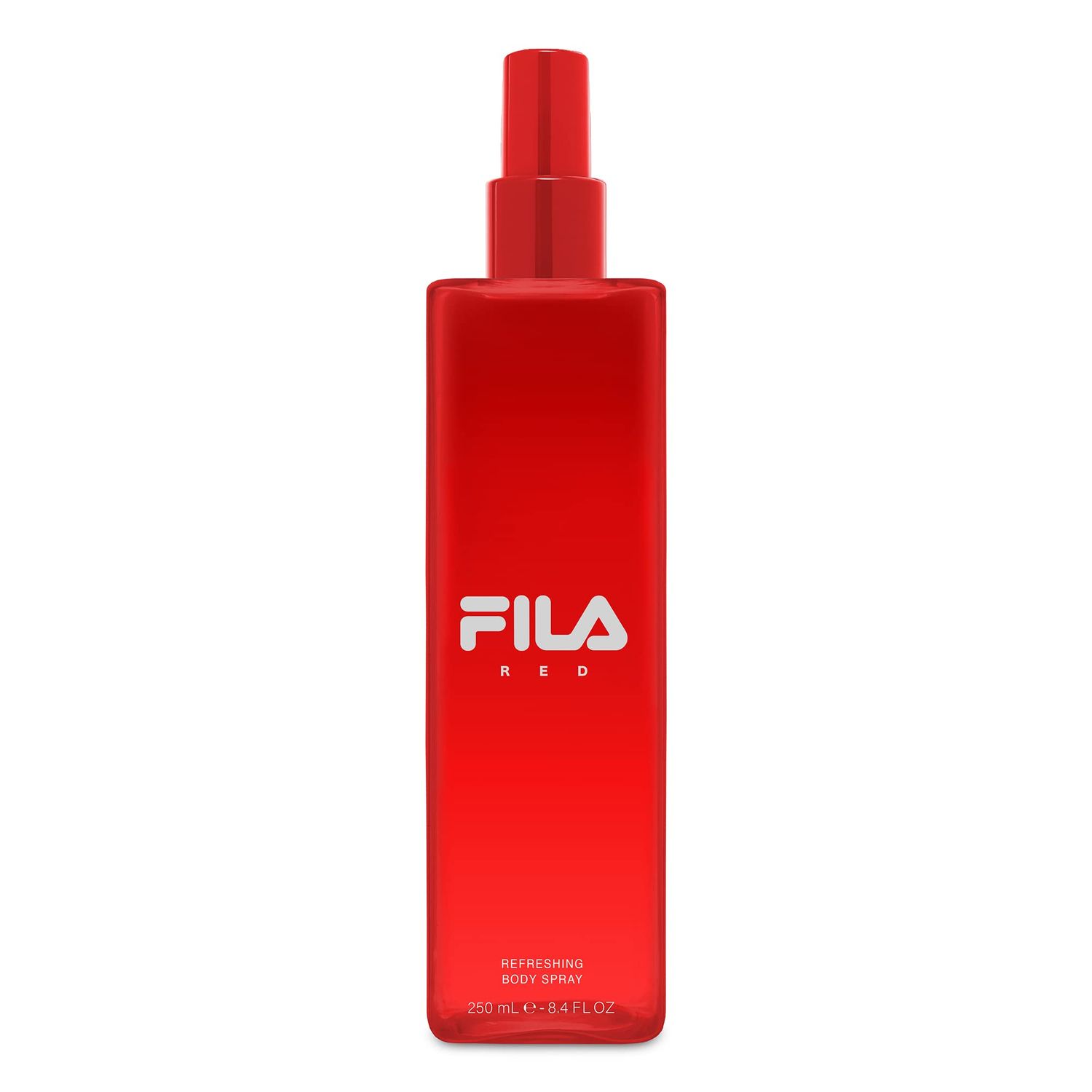 FILA RED for Men - Classic, Intense, Long Lasting Men&#39;s Fragrance For Day And Night Wear - Notes Of Bergamot, Lemon, Lime, Jasmin, And Sandalwood - Streamlined, Portable Bottle Design - 8.4 Oz